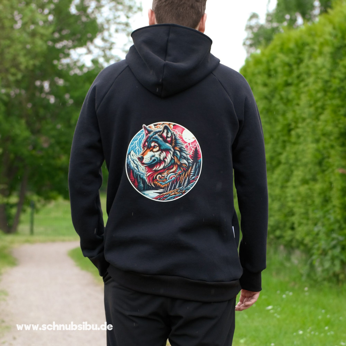 Bügelbild Mystischer Wolf